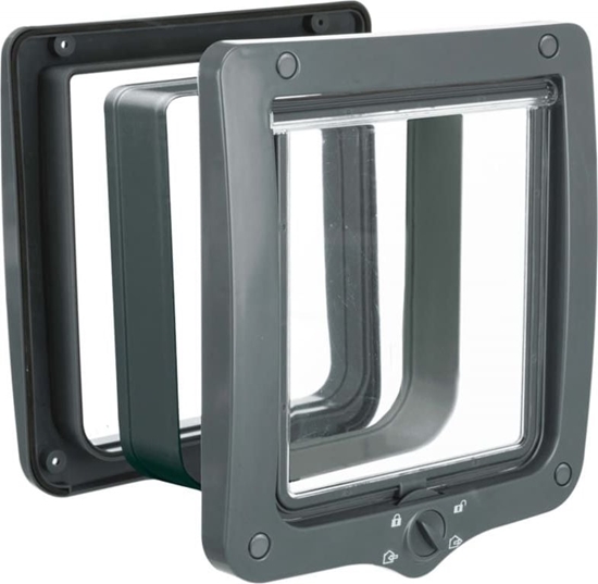 Picture of Trixie Drzwiczki dla kota XXL szare