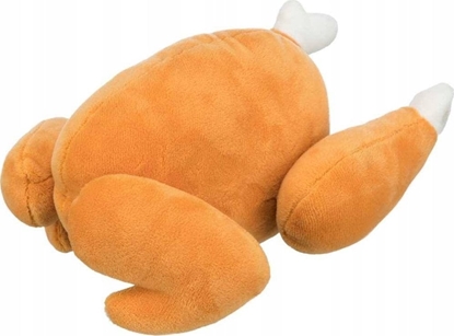 Attēls no Trixie Pieczony kurczak, zabawka, dla psa, plusz, 26 cm, z dwikiem