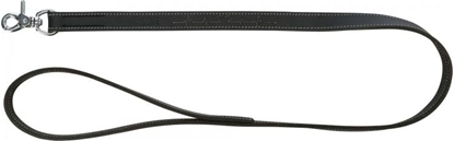 Attēls no Trixie Rustic Heartbeat, smycz, dla psa, czarna, z grubej skóry, ML: 1.00 m/20 mm