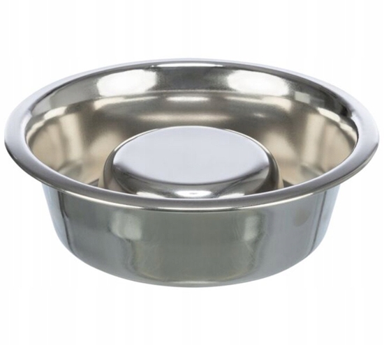 Picture of Trixie Slow Feeding bowl, stainless steel, 1.1 l/ø 21 cm