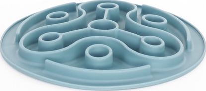 Attēls no Trixie Slow Feeding, mata do karmienia, dla psa/kota, niebieska, TPE, 28 cm, spowalniajca jedzenie
