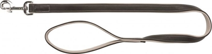 Attēls no Trixie Smycz Active Comfort, SM: 1.00 m/20 mm, czarno/szara