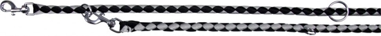 Picture of Trixie Smycz Cavo regulowana - 12mm S-M - Czarno-srebrny