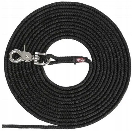 Picture of Trixie Treningowa S-L linowa 20m czarna