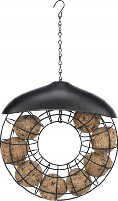 Picture of Trixie TRIXIE Fat Ball Feeder, Hanging, Black, Metal, 240 mm, 80 mm