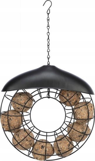 Picture of Trixie TRIXIE Fat Ball Feeder, Hanging, Black, Metal, 240 mm, 80 mm