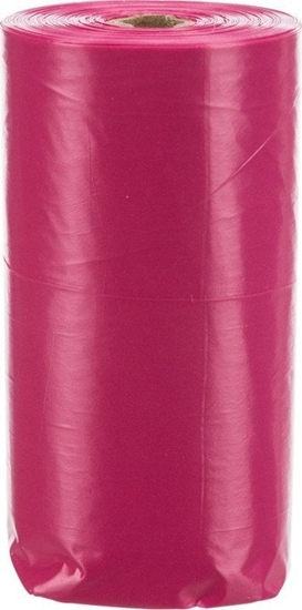 Picture of Trixie Worki na odchody, dla psa, róowe, o zapachu róy, 4 rolki po 20 szt.