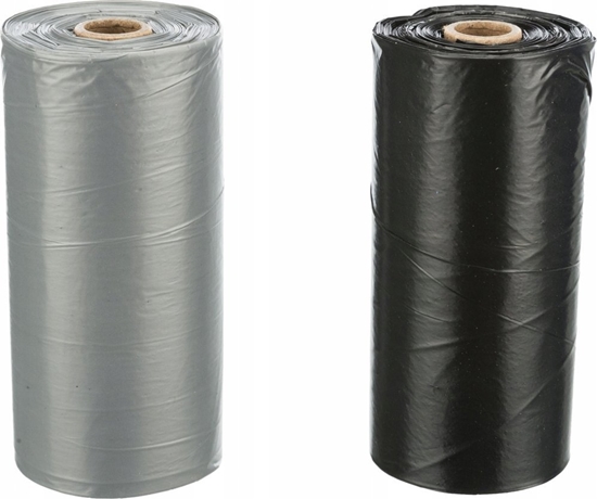 Picture of Trixie Worki na odchody, dla psa, szare/czarne, 10 rolek po 20 szt.