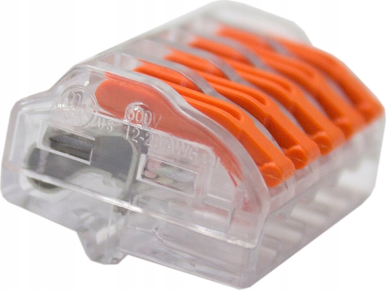 Picture of Trytyt ZCZKA DO PRZEWODÓW ZATRZASKOWA 0,2-4,0mm2 PC-235 5GNIAZD (30szt.)