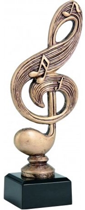 Изображение Tryumf Figurka odlewana muzyka RTY3859A/BR