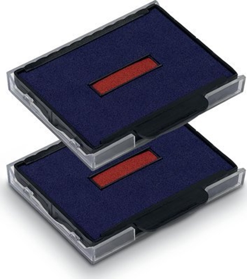Изображение Trodat Austauschkissen 2Stk blau rot 6/57/2/SB für 5470