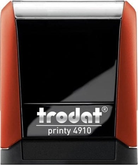 Изображение Trodat PIECZTKA TRODAT 4910 CZERWONA - PODUSZKA CZARNA 26X9MM