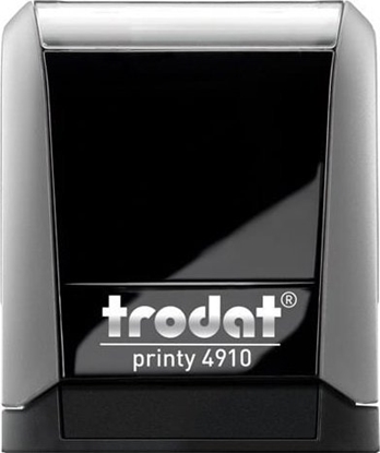 Изображение Trodat PIECZTKA TRODAT 4910 SZARA - PODUSZKA CZARNA 26X9MM
