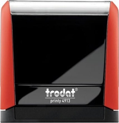 Изображение Trodat PIECZTKA TRODAT 4913 CZERWONA - PODUSZKA CZARNA 58X22MM