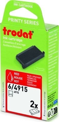 Attēls no Trodat trodat Austauschkissen 2Stk rot 6/4915/SB