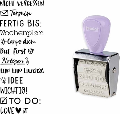 Attēls no Trodat trodat Creative Mini/V2 Pastell Lila + Kissen 3Farben 1129