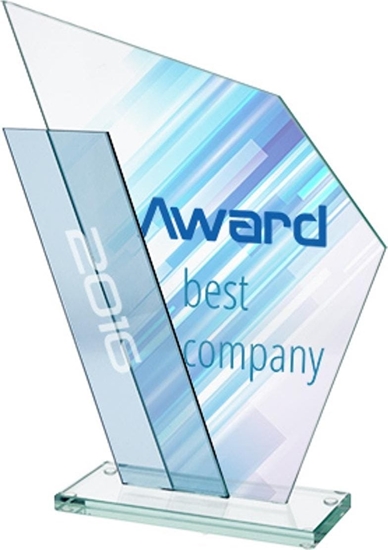 Picture of Trofeum szklane z nadrukiem kolorowym LuxorJet