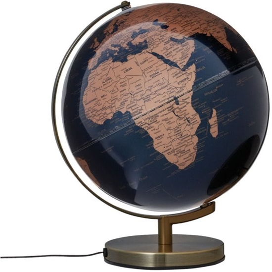 Изображение TROIKA Globus STELLAR LIGHT antikgold, dunkelblau