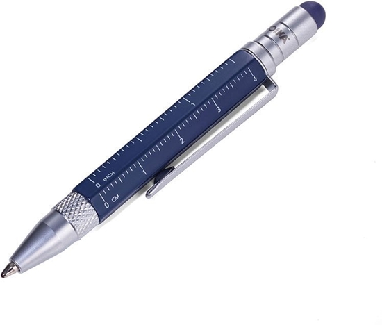 Изображение TROIKA Multitasking-Kugelschreiber LILIPUT TOOL PEN blau