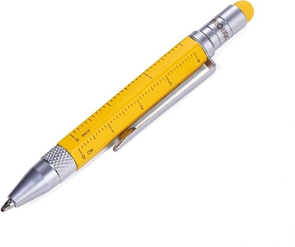 Picture of TROIKA Multitasking-Kugelschreiber LILIPUT TOOL PEN gelb