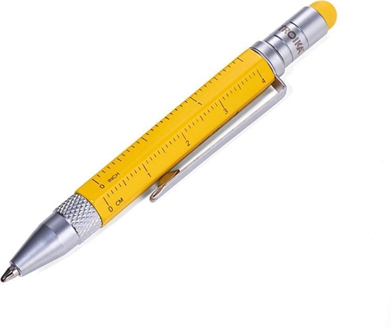Picture of TROIKA Multitasking-Kugelschreiber LILIPUT TOOL PEN gelb