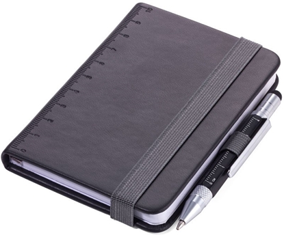 Picture of TROIKA NPP25/BK notatnik A7 128 ark. Czarny