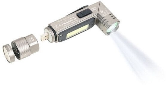 Picture of TROIKA Taschenlampe ECO KNICKLICHT PRO titanfarben