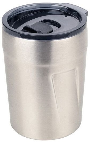 Picture of TROIKA Thermobecher ESPRESSO DOPPIO silberfarben