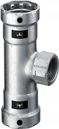 Attēls no Trójnik 3/4 x 1/2 x 3/4 stal / ocynkowanecznik do rur