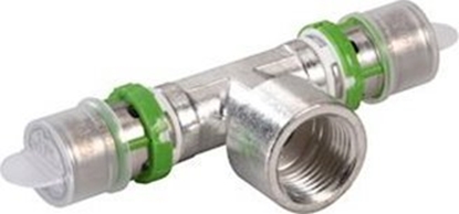 Picture of Trójnik GW zaprasowywany MultiSkin mosidz/cynowany 16x1/2x16