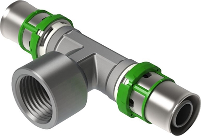 Picture of Trójnik GW zaprasowywany MultiSkin mosidz/cynowany 26x3/4x26