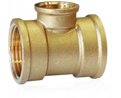 Изображение Trójnik mosiny red. normal 1x1/2 x1