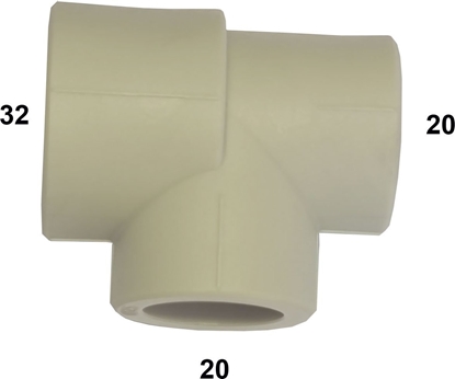 Picture of Trójnik redukcyjny PP-R - 32/20/20KAN-THERM