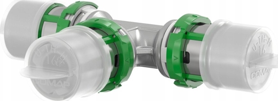 Picture of Trójnik zaprasowywany MultiSkin mosidz/cynowany 26x26x26