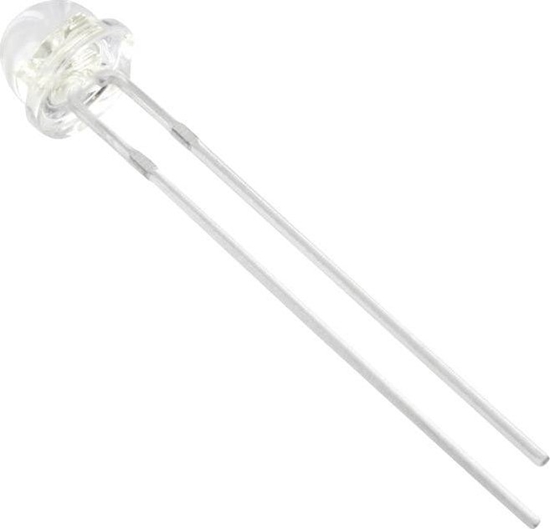 Изображение Tru Components TRU COMPONENTS 1577394 LED med ledninger Hvid Klokkeform 5 mm 1900 mcd 100 ° 20 mA