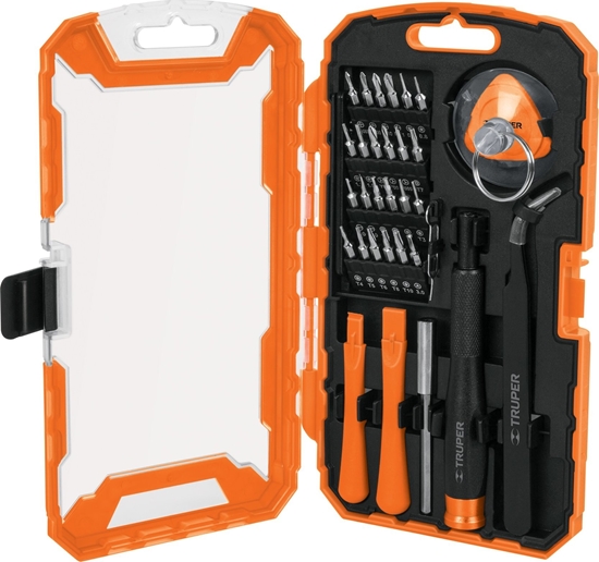 Изображение Skrūvgriežu uzgaļu komplekts Truper JGO-TEL-32; 32 gab.