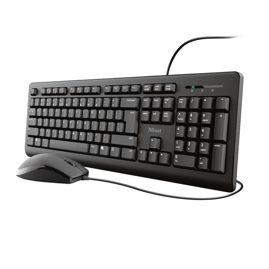 Picture of Trust Keyboard + Mouse 23970 Black