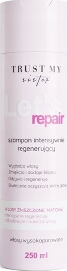 Picture of TRUST MY SISTER_Szampon do wosów wysokoporowatych intensywnie regenerujcy 250ml
