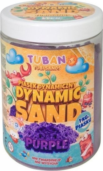 Picture of TUBAN Piasek dynamiczny fioletowy 1kg