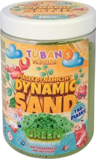Picture of TUBAN Piasek dynamiczny zielony 1kg