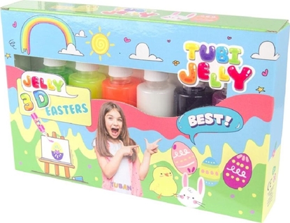 Attēls no TUBAN Zestaw Tubi Jelly 6 kolorów - Wielkanoc