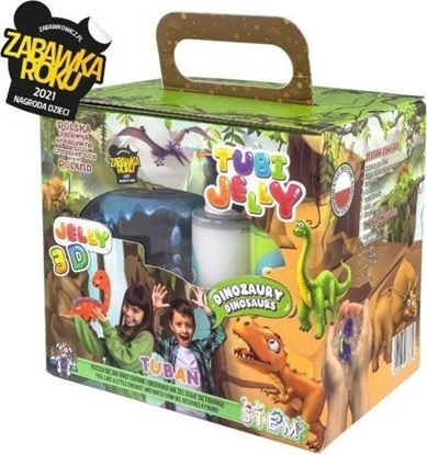 Attēls no TUBAN Zestaw Tubi Jelly 6 kolorów + mae akwarium - Dinozaury