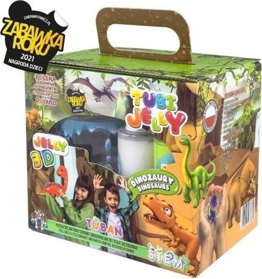 Picture of TUBAN Zestaw Tubi Jelly 6 kolorów + mae akwarium - Dinozaury