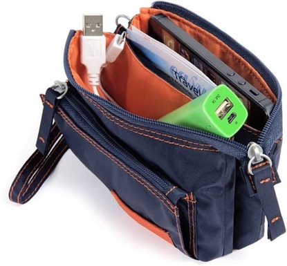 Attēls no Tucano Lampino Pouch Universal Bag For Phones and Other Devices Up To 5.5" (15 cm x 10 cm) Blue
