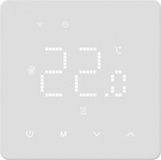 Picture of TUYA Programmable Heating Thermostat for Gas Boiler Control, Wi-Fi, 3A, 230VAC