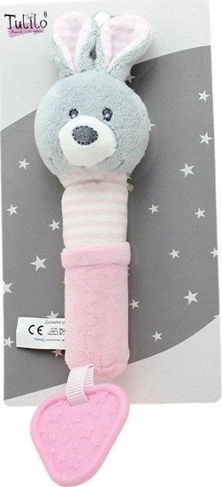 Picture of Tulilo Króliczek róowy z dwikiem 17cm