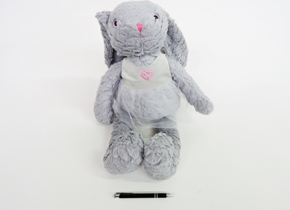 Изображение Tulilo Maskotka Króliczka Rózia 32 cm szara