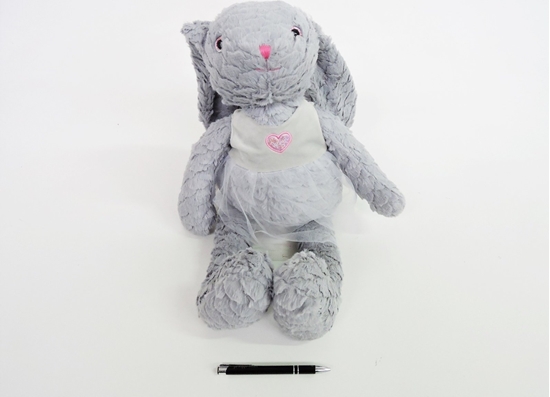 Изображение Tulilo Maskotka Króliczka Rózia 32 cm szara