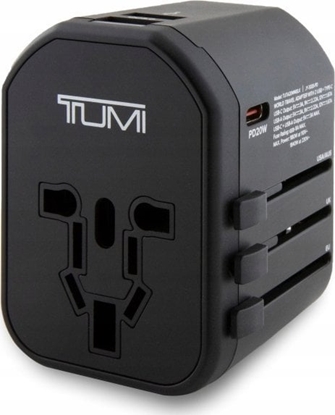 Picture of Tumi TUTA20WMSLK Travel Adapter 20W USB-C 2x USB-A