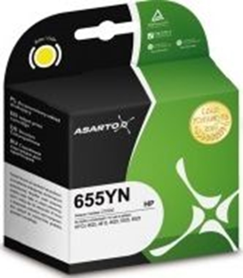 Picture of Tusz Asarto Tusz Asarto do HP 655YN | CZ112AE | 760 str. | yellow